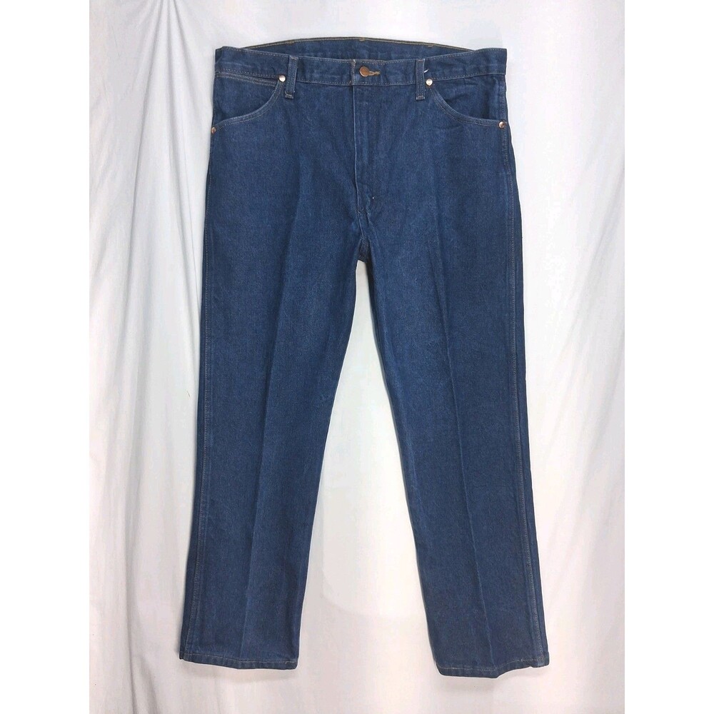 Wrangler Jeans Mens 36x30 Blue 13MWZ Cowboy Cut Original Fit Straight Western